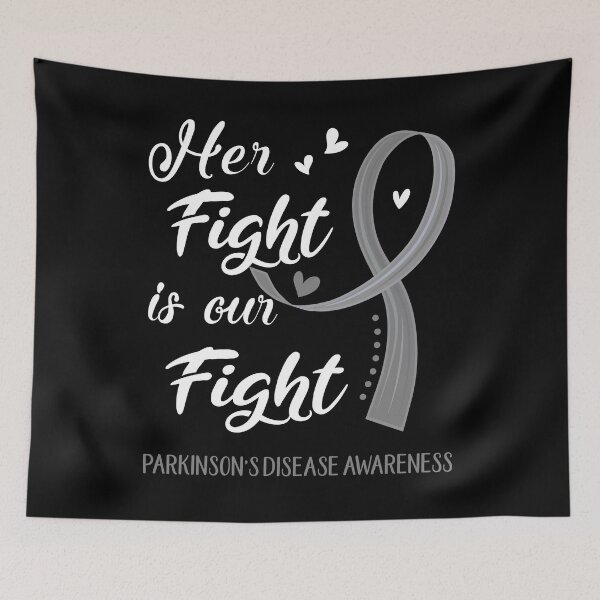 Item preview, Her Fight Is Our Fight Parkinson's Disease Awareness designed and sold by Kohend.