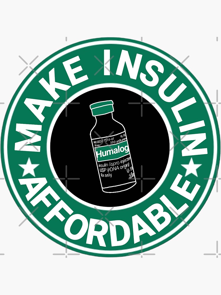 "Make Insulin Affordable" Sticker by CatGirl101 Redbubble