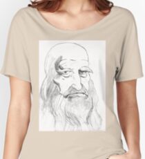 Camiseta ancha para mujer Leonardo da Vinci