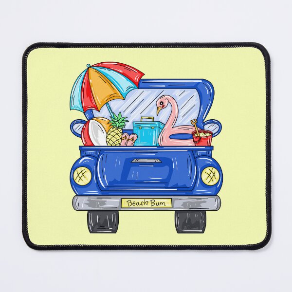 Item preview, Beach Bum Truck With Yellow Background designed and sold by missmann.