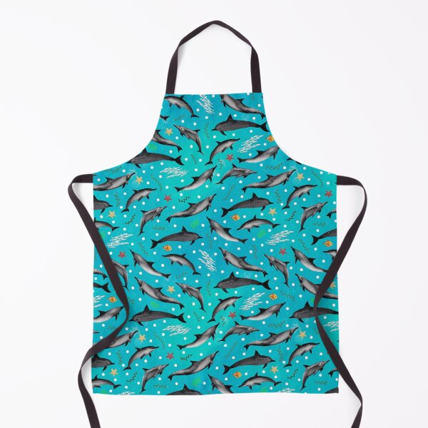 Item preview, Swimming Dolphins on Bright Turquoise Ocean by Brittanylane designed and sold by Brittany Lane Allen.