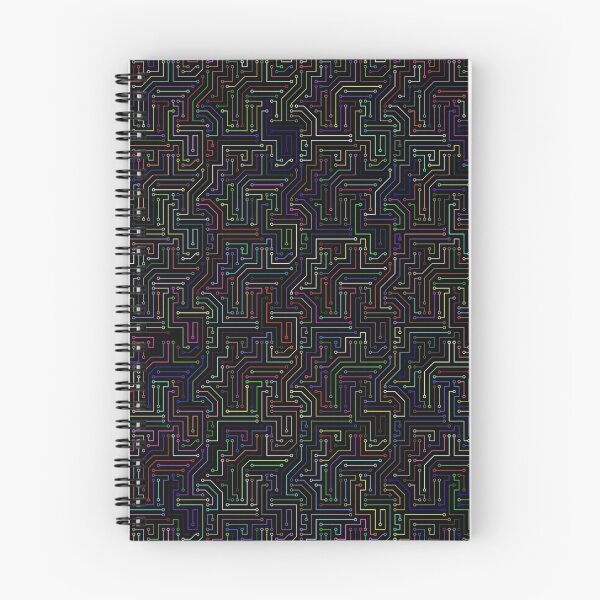 Aperçu de l'œuvre Circuits colorés créée et vendue par Aicon.