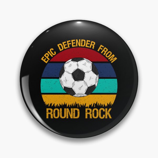 Item preview, Epic Defender From Round Rock Vintage Soccer Sticker designed and sold by laureljusjv.