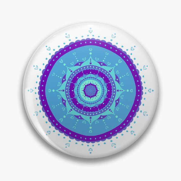 Item preview, blue and purple mandala designed and sold by ggradar.