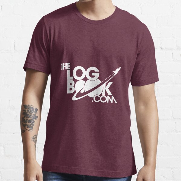 theLogBook.com New Logo in white - Shuttle Essential T-Shirt