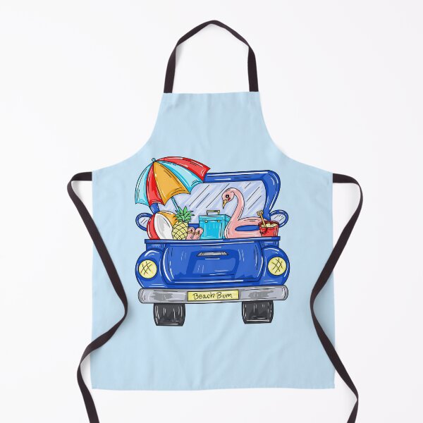 Item preview, Beach Bum Truck With Blue Background  designed and sold by missmann.
