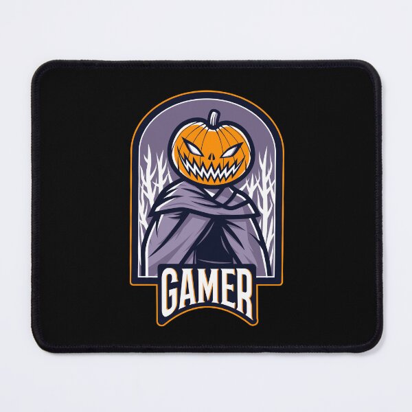 Item preview, Gamer with Horror Pumpkin Ghost designed and sold by PRIVARSHU.