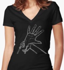 Kawhi Claw Women's Fitted V-Neck T-Shirt