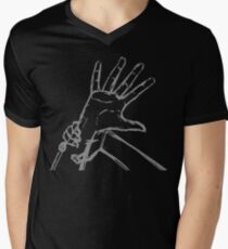 Kawhi Klaue T-Shirt mit V-Ausschnitt für Männer