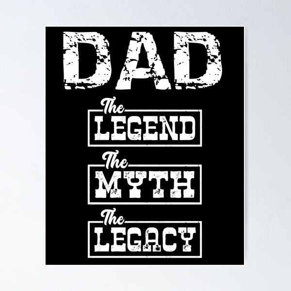 Item preview,  Mens Dad Man the Myth the Legend Funny Gift designed and sold by R&BApparel.