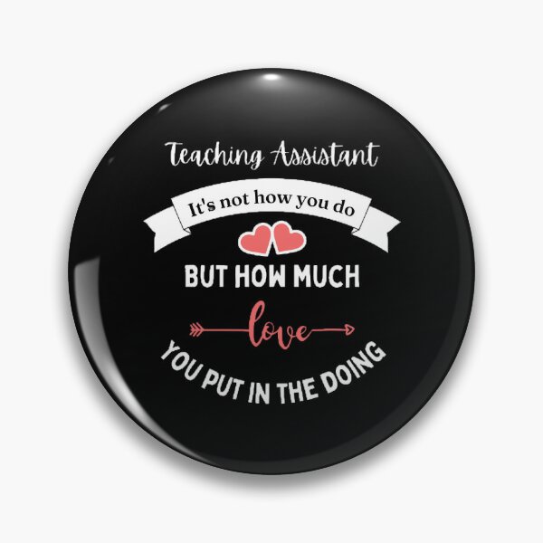 Item preview, Teaching Assistant It's Not How You Do The Best Teacher Double Hearts Design designed and sold by BestTeacher.