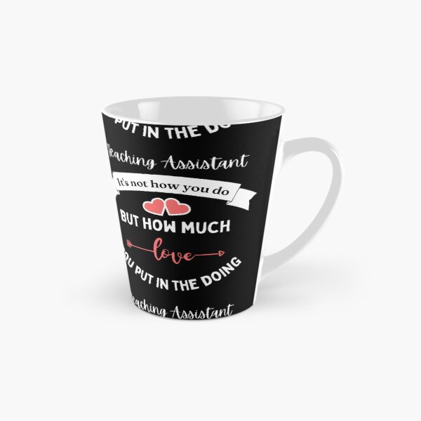 Item preview, Teaching Assistant It's Not How You Do The Best Teacher Double Hearts Design designed and sold by BestTeacher.
