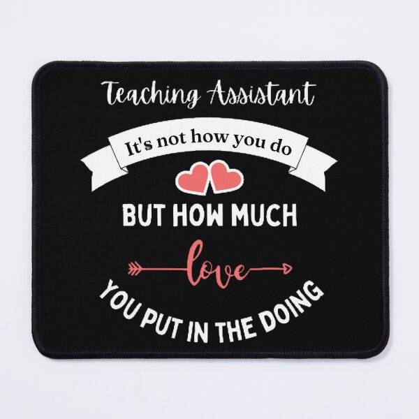 Item preview, Teaching Assistant It's Not How You Do The Best Teacher Double Hearts Design designed and sold by BestTeacher.