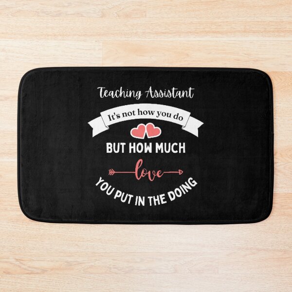Item preview, Teaching Assistant It's Not How You Do The Best Teacher Double Hearts Design designed and sold by BestTeacher.