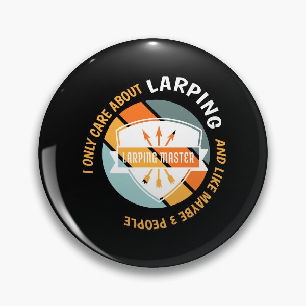 Item preview, Funny RPG Roleplaying Tee - I Only Care About Larping design designed and sold by Merchking1.