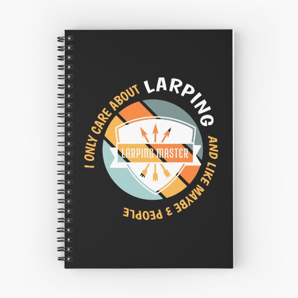 Item preview, Funny RPG Roleplaying Tee - I Only Care About Larping design designed and sold by Merchking1.