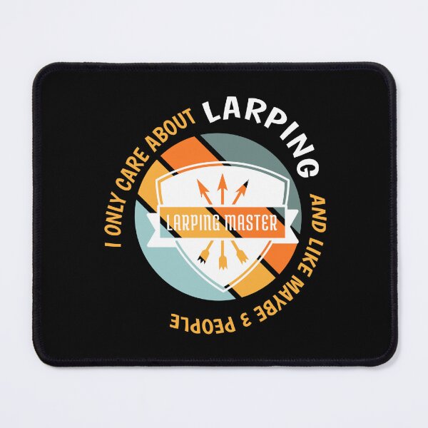 Item preview, Funny RPG Roleplaying Tee - I Only Care About Larping design designed and sold by Merchking1.