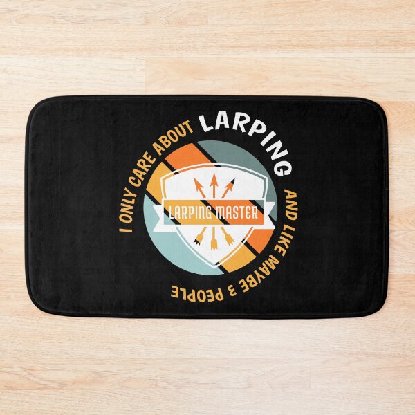 Item preview, Funny RPG Roleplaying Tee - I Only Care About Larping design designed and sold by Merchking1.
