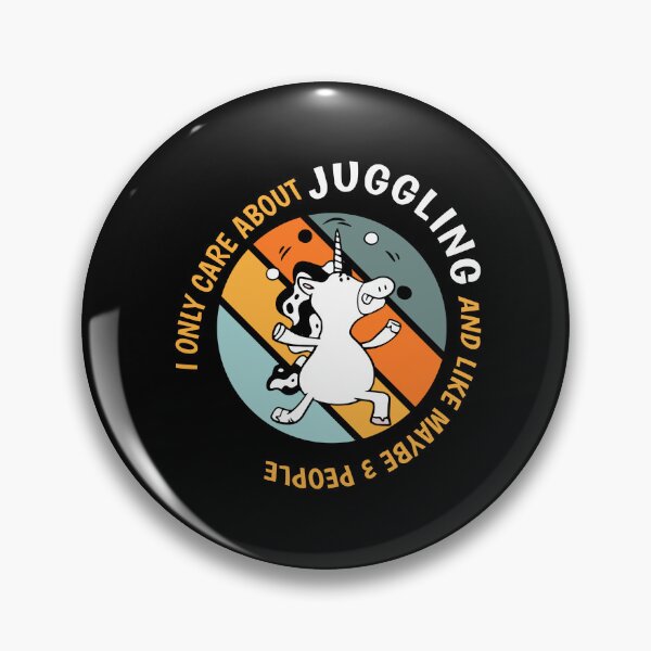Item preview, Funny Juggler Tee - I Only Care About Juggling Cute Unicorn design designed and sold by Merchking1.