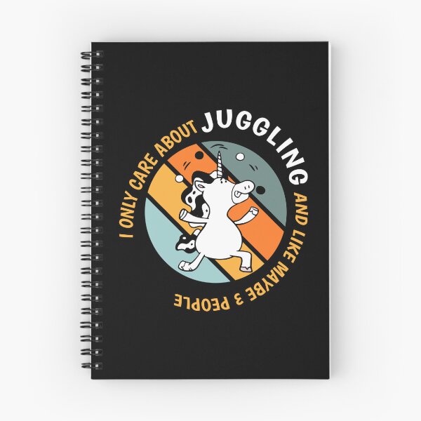 Item preview, Funny Juggler Tee - I Only Care About Juggling Cute Unicorn design designed and sold by Merchking1.