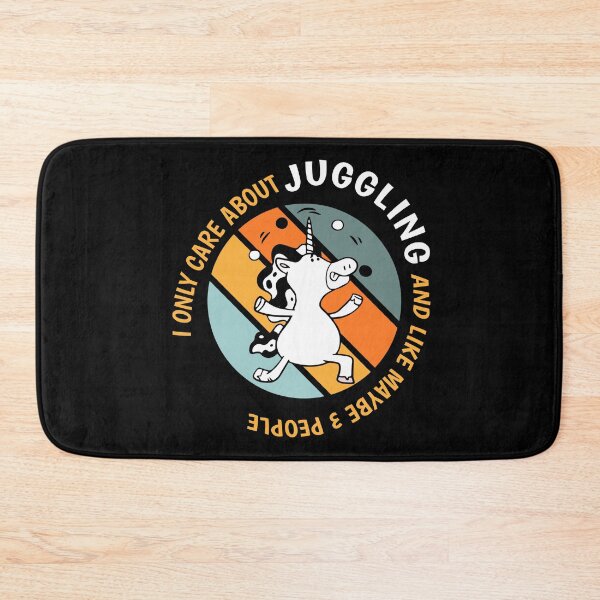 Item preview, Funny Juggler Tee - I Only Care About Juggling Cute Unicorn design designed and sold by Merchking1.