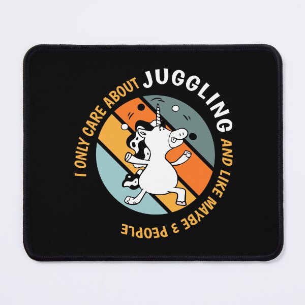 Item preview, Funny Juggler Tee - I Only Care About Juggling Cute Unicorn design designed and sold by Merchking1.