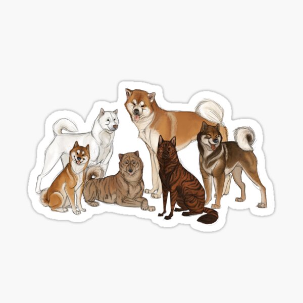 Nihon Ken Dogs Sticker