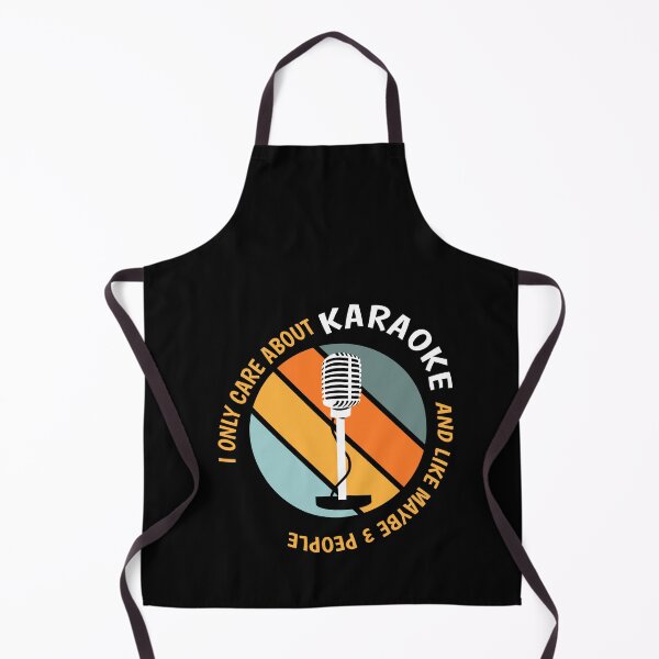 Item preview, Funny Karaoke Mic Singing - I Only Care About Karaoke design designed and sold by Merchking1.