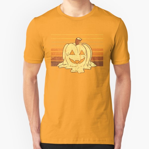 Retro Halloween (Jack-o-lantern Version) Slim Fit T-Shirt