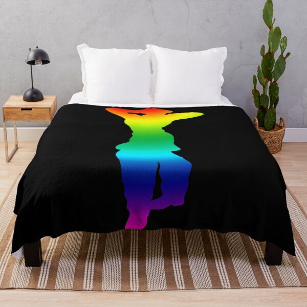 Artikelvorschau, Regenbogen männliche Figur Pose entworfen und verkauft von KMGraphics99.