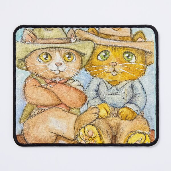 Item preview, Cowboy Kitties designed and sold by CreativelyEmma.