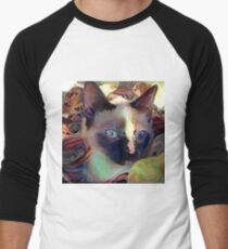 Zoe Cat Men's Baseball Âľ T-Shirt