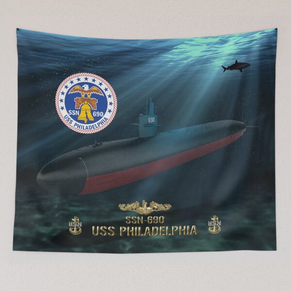Item preview, SSN-690 USS Philadelphia designed and sold by Mil Merchant.