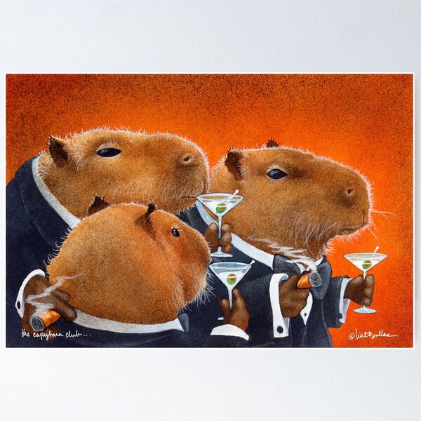 Item preview, Cabybara Club...  designed and sold by Will Bullas Studio.