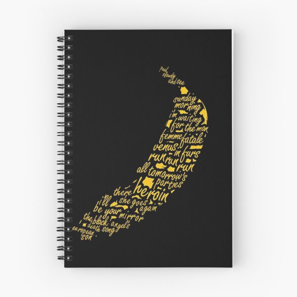 Item preview, Banana Velvet Underground Nico Album Typographic designed and sold by Lesliemartine.