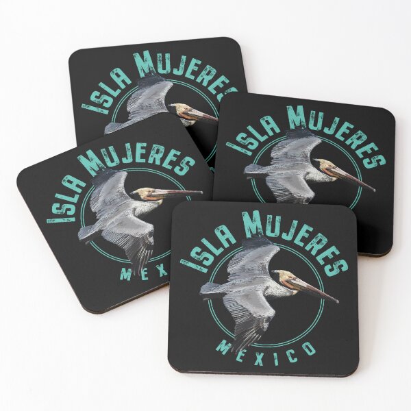 Item preview, Isla Mujeres Mexico Pelican Design designed and sold by Futurebeachbum.