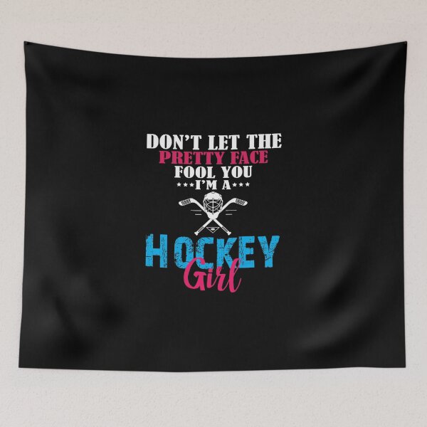 Item preview, I'm A Hockey Girl Funny Ice Hockey Girl Gift Essential T-Shirt designed and sold by monica45je.