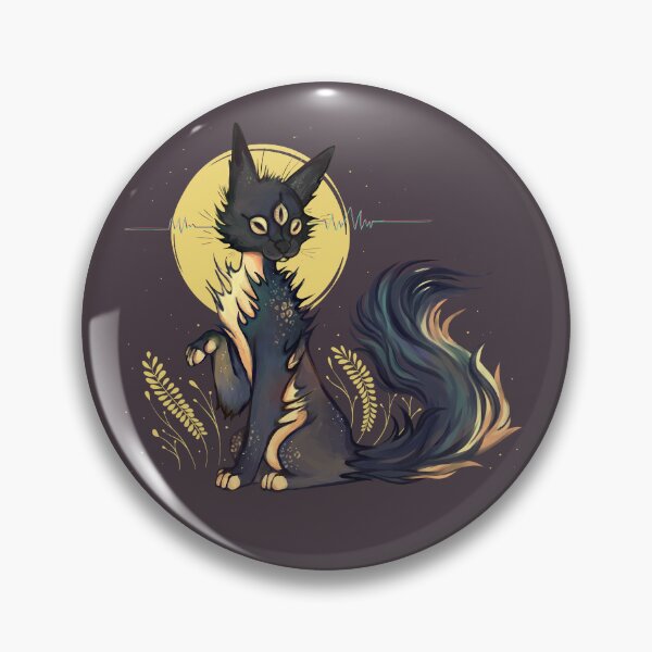 Item preview, wheat moon three eyed cat designed and sold by snowysaur.