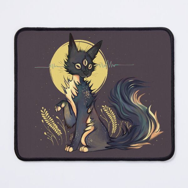 Item preview, wheat moon three eyed cat designed and sold by snowysaur.