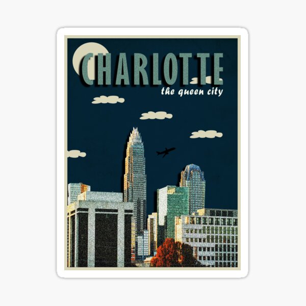 Aperçu de l'œuvre CONCEPTION D'AFFICHE CHARLOTTE "QUEEN CITY" créée et vendue par paigeai.