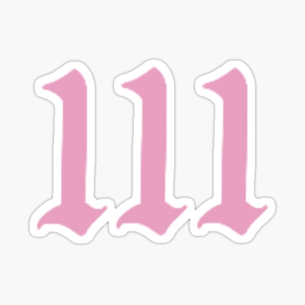 Item preview, 111 angel number - pink designed and sold by whitneyconner.
