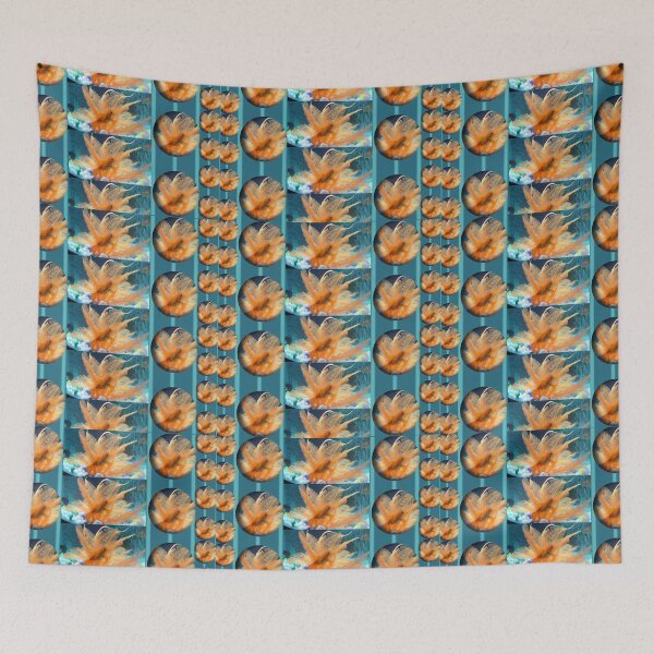Item preview, Gold fish and the orange plant designed and sold by Red bubble Artist.
