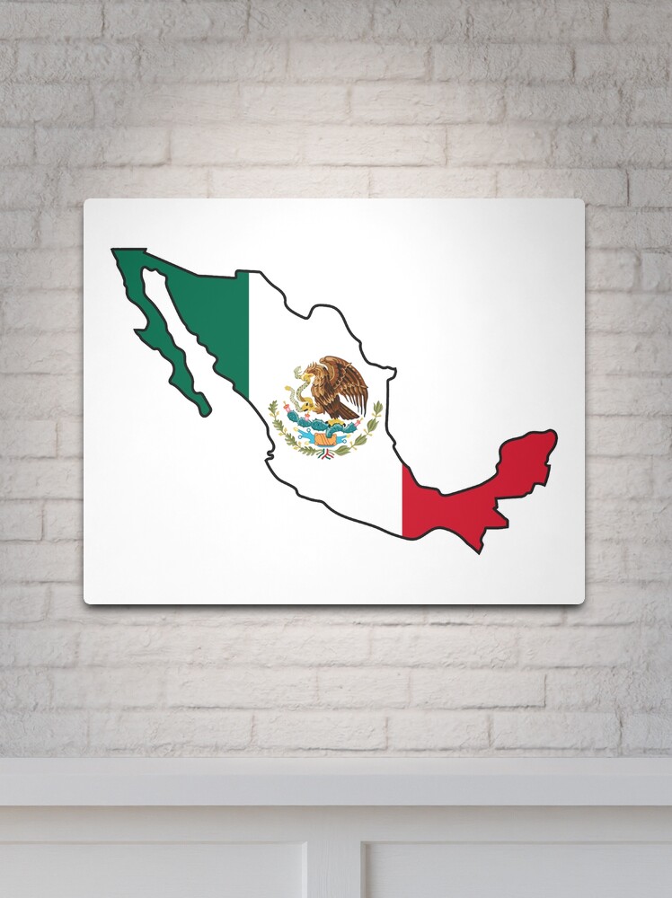 Slidetiles Metal Prints  The Mexican Flag Wall Art