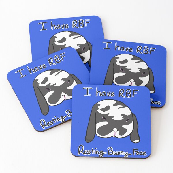 Item preview, RBF- Resting Bunny Face designed and sold by funlittlewonders.