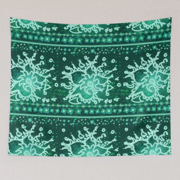 Item preview, Green floral design designed and sold by Red bubble Artist.