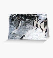 Jumping for joy Greeting Card