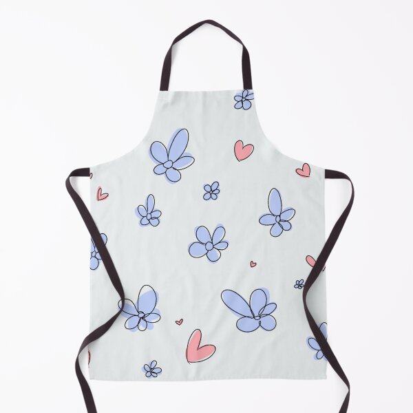 Item preview, Heartstopper flowers and hearts mix (blue) designed and sold by Sophprano.