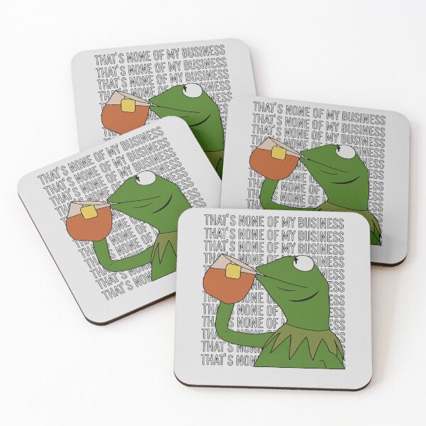Aperçu de l'œuvre Ce n'est pas mon affaire Kermit la version grenouille créée et vendue par Gerald1unique.