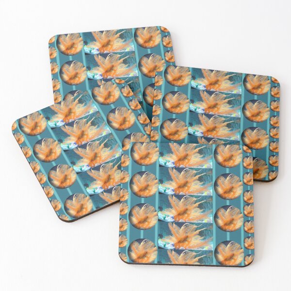 Item preview, Gold fish and the orange plant designed and sold by Red bubble Artist.