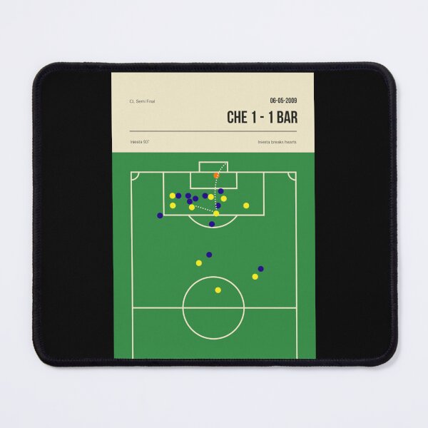 Item preview, Barcelona Iniesta Goal Againt Chelsea Sticker designed and sold by veronicaab.